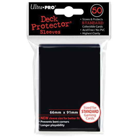 PRO : 50 sleeves Standard Noir