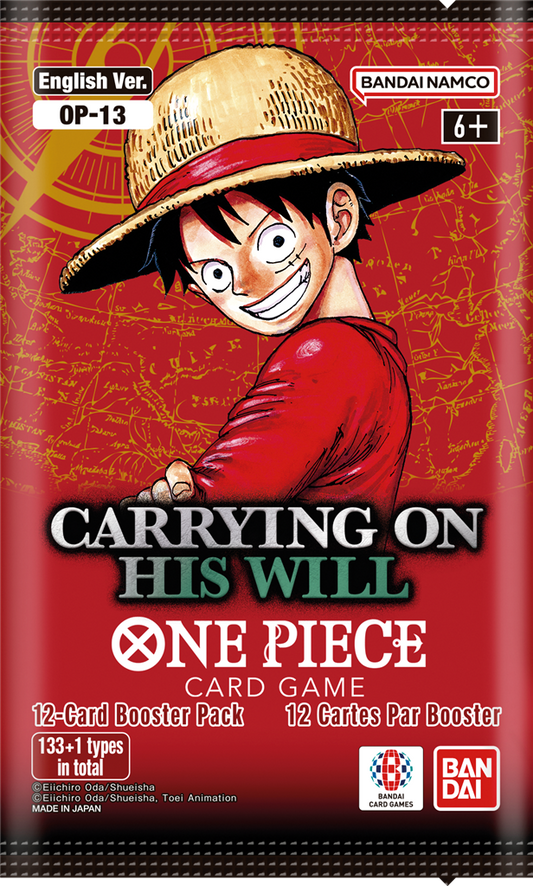 One Piece Card Game – Booster OP-13 Carrying On His Will
