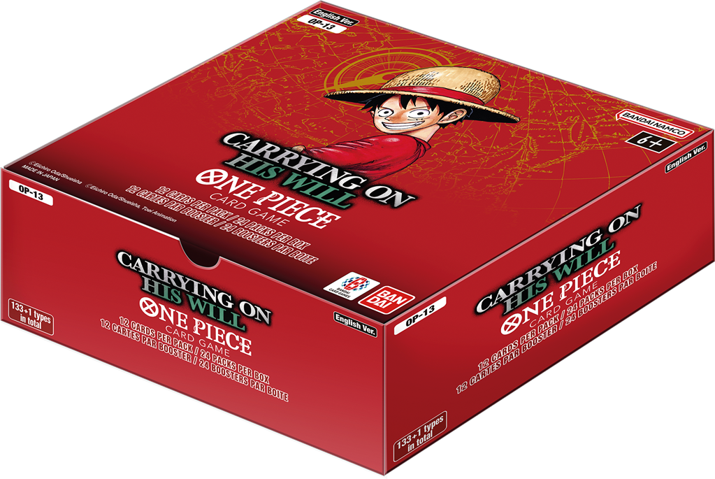 One Piece Card Game – Display OP-13 Carrying On His Will (24 boosters)(EN)