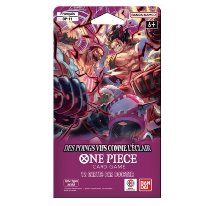 Display blister booster One Piece - A Fist of divine speed OP11 (Scellé) FR
